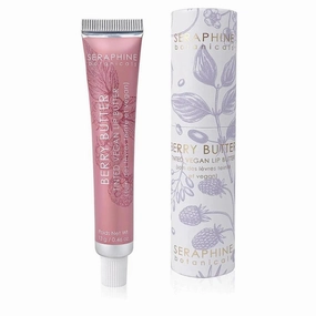 Seraphine Botanicals - Berry Butter - Tinted Vegan Lip Butter (Apricoral) - Vegan Formula, Cruelty-Free
