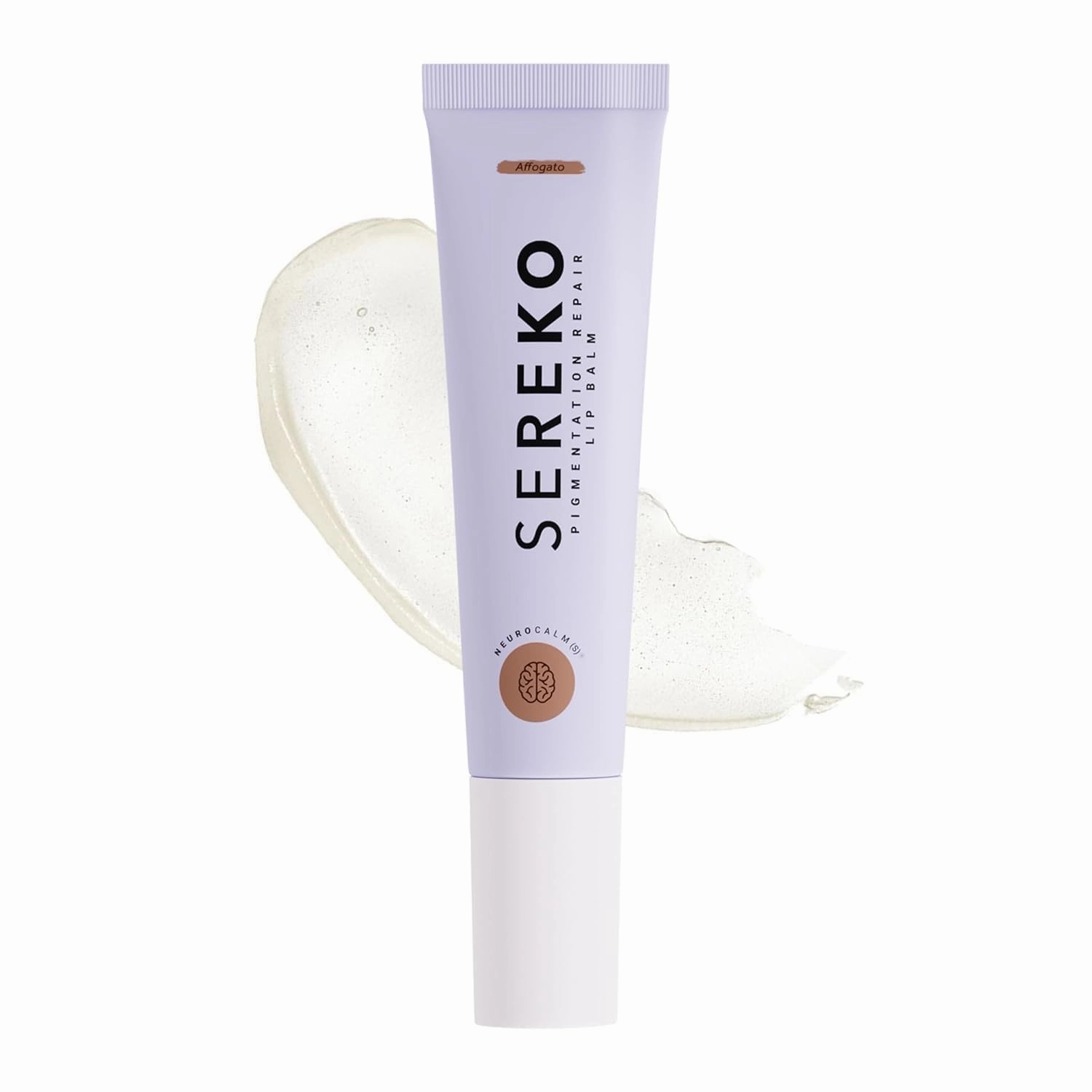 Sereko Pigmentation Repair Lip Balm for Dark Lips With Kojic Acid, Vitamin C & Mango Seed Butter | 24H Hydration, Lock Moisture | For Women & Men | Affogato - 8gm 0.27fl oz
