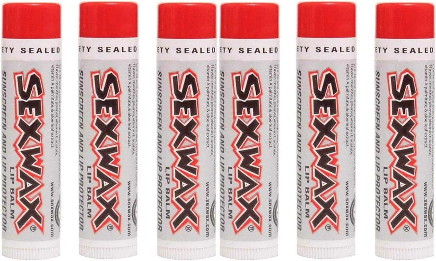 Sex Wax Lip Balm 6 pack