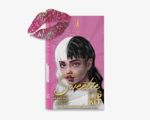 SG STAY GOLDEN COSMETICS Sweetie Glitter Lip Kit with Lip Liner