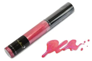 ShaBoom Beauty Jojoba-Based Moisturizing Long-Lasting, Highly Pigmented, Glossy Colored Lip Gloss Lacquer Wand, Paraben, Talc, and Cruelty Free (Girlie)