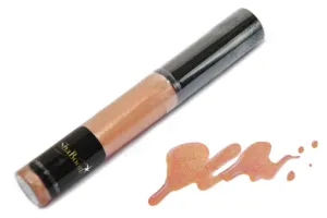 ShaBoom Beauty Jojoba-Based Moisturizing Long-Lasting, Highly Pigmented, Glossy Colored Lip Gloss Lacquer Wand, Paraben, Talc, and Cruelty Free (Latte)