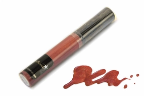 ShaBoom Beauty Jojoba-Based Moisturizing Long-Lasting, Highly Pigmented, Glossy Colored Lip Gloss Lacquer Wand, Paraben, Talc, and Cruelty Free (Nutmeg)