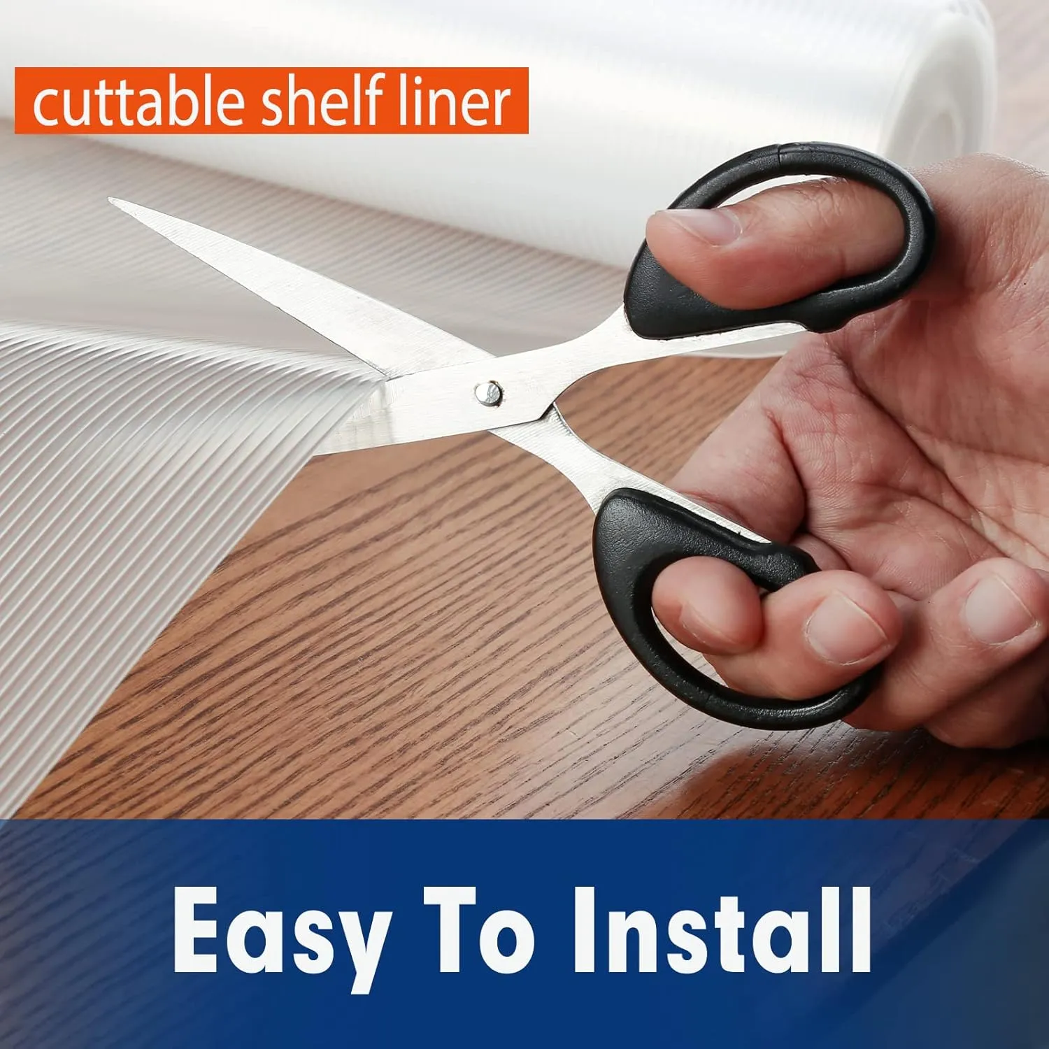 Shelf Liner, Drawer Liner, 12 Inches x 20 FT Cabinet Liner for Kitchen Cabinets Non-Adhesive Shelf Liners, Waterproof Shelf Paper with Non-Slip, Durable Liners, Clear
