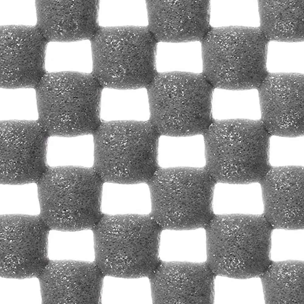 Shelf Liner Drawer Liner Non-Slip Mat Shelves Liners 12" X6.5’ Grid Pattern PVC Non-Adhesive Grip Liner Anti-Slip Mat for Kitchen Cabinets Wire Shelving Pantry Dresser Refrigerator (Grey)