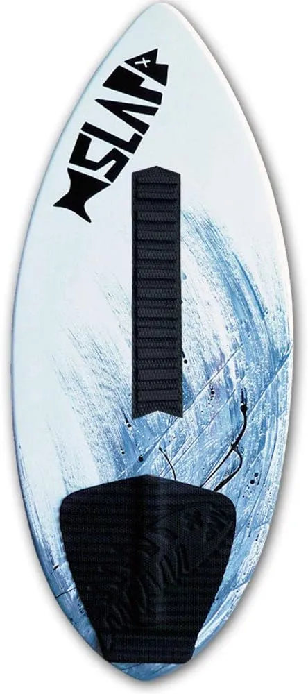 Slapfish Skimboards USA Made 50" Fiberglass & Carbon - No Rider Weight Limit - with Traction Deck Grip - Kids & Adults - 4 Colors