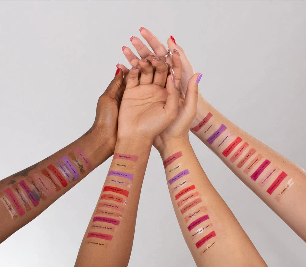 Smarter Lip Sets Vegan Long-Lasting Matte   Gloss Dewy double ended liquid Lipstick, High Pigment and Waterproof | Access