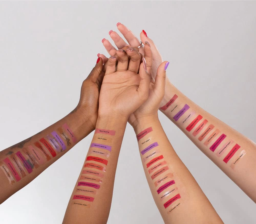 Smarter Lip Sets Vegan Long-Lasting Matte   Gloss Dewy double ended liquid Lipstick, High Pigment and Waterproof | Euphoria