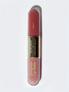 Smarter Lip Sets Vegan Long-Lasting Matte   Gloss Dewy double ended liquid Lipstick, High Pigment and Waterproof | Self