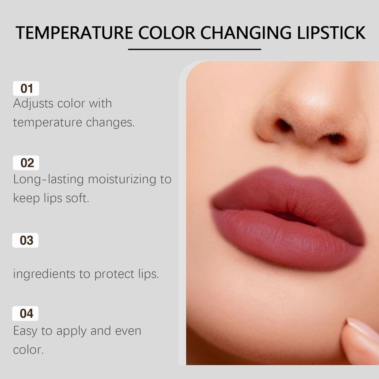 So Pretty - PH Adjusting Lip,Long Lasting Moisturizing PH Changing Lipstick for Women,Instaph Lipstick,Moisturizing & Long-Lasting Tinted Lip Balm