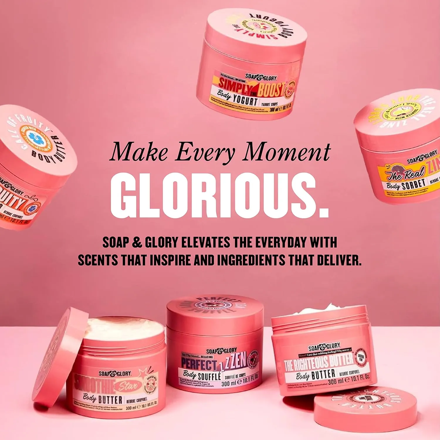 Soap & Glory SMP XXL Lip Gloss - Hydrating, Plumping Lip Gloss for Full, Volumized Lips - Lip Plumper Gloss   Chocolate Orange Scent with Vegan Formula in Clearvoyant (10ml)