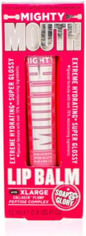 Soap & Glory Mighty Mouth(TM) Extreme Hydrating Super Glossy Lip Balm 0.4 oz