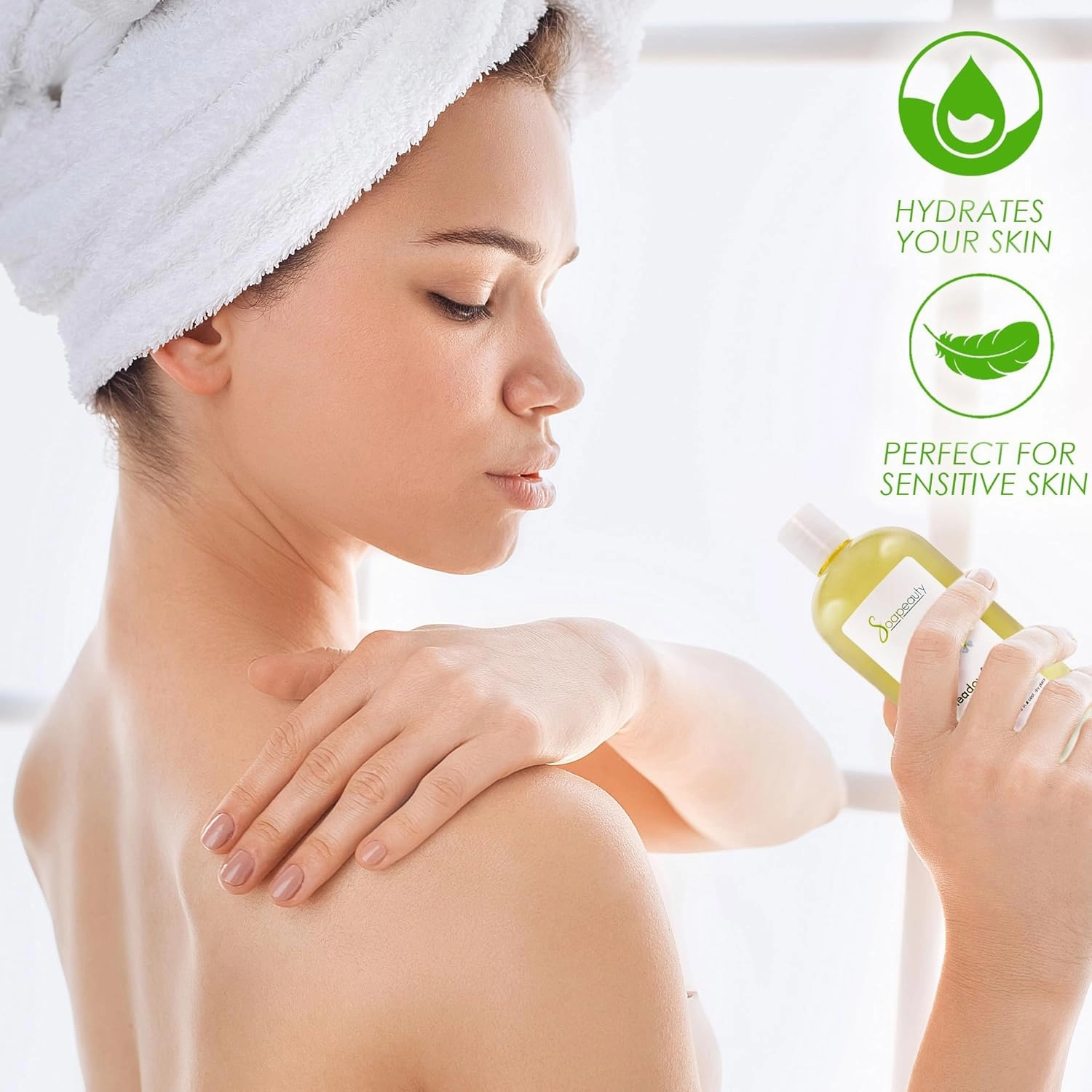 Soapeauty MEADOWFOAM SEED OIL Cold Pressed Unrefined | 100% Pure Natural Meadowfoam Seed Oil for Face & Hair | Moisturizer for Skin, Promotes Hair Growth, Balms | 8 fl oz