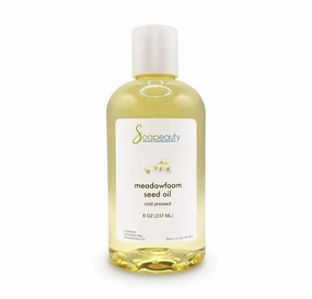 Soapeauty MEADOWFOAM SEED OIL Cold Pressed Unrefined | 100% Pure Natural Meadowfoam Seed Oil for Face & Hair | Moisturizer for Skin, Promotes Hair Growth, Balms | 8 fl oz