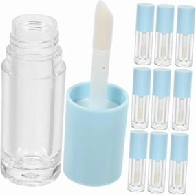 SOIMISS 14Pcs Refillable Clear Lip Gloss Tubes with Wands Plastic Empty Containers for DIY Lightweight and Portable for Makeup Storage and