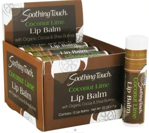 Soothing Touch Coconut Lime Lip Balm .25 oz