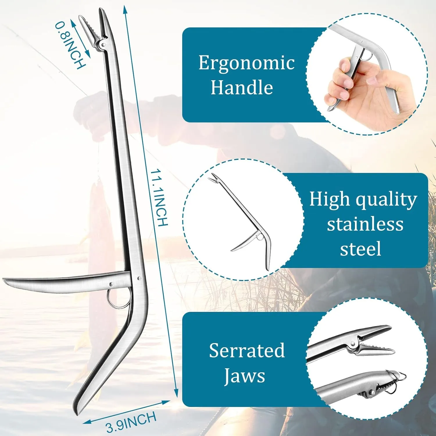 Sosation 134 Pcs Fishing Tool Kit Fishing Gear and Equipment for Men Adults Pliers Kit, Hook Remover Tool, Lip Gripper Set, Lures Baits Tackle Accessories Gifts for Father's Day