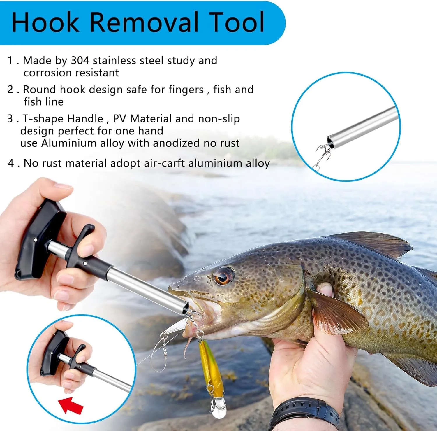 Sosation 134 Pcs Fishing Tool Kit Fishing Gear and Equipment for Men Adults Pliers Kit, Hook Remover Tool, Lip Gripper Set, Lures Baits Tackle Accessories Gifts for Father's Day