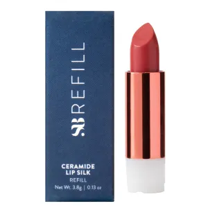 SOSHE Beauty - Ceramide Lip Silk Refill | Sheer Hydrating, Silky, Buildable Lipstick | Ceramides, Vitamin E, Shea Butter | Cruelty-Free, Certified Plastic Negative (Flirt - Baby Pink, REFILL)