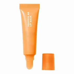 Squeeze Me Lip Balm, Moisturizing Lip Balm For A Sheer Tint Of Color, Infused With Hyaluronic Acid, Vegan & Cruelty-free, Peach