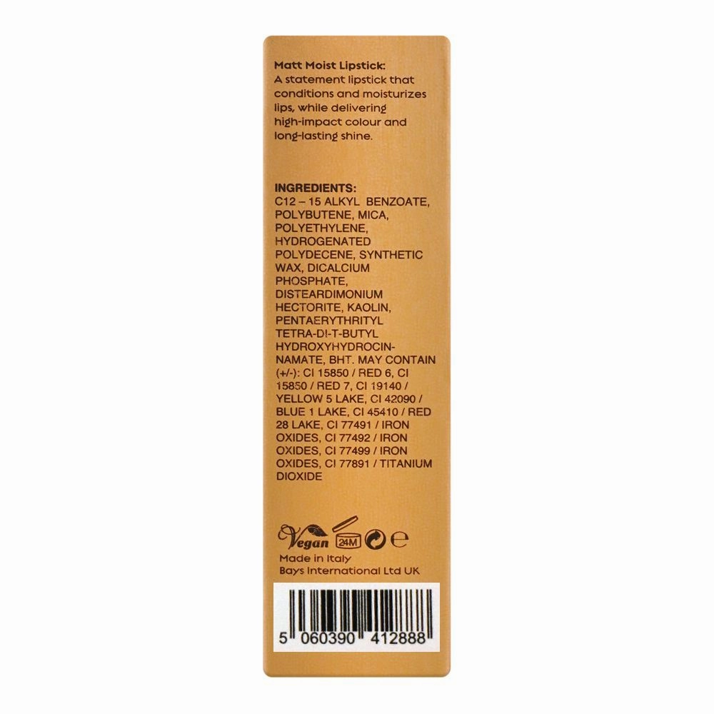 ST London Matte Moist Long Lasting Lipstick, Berry Buzz