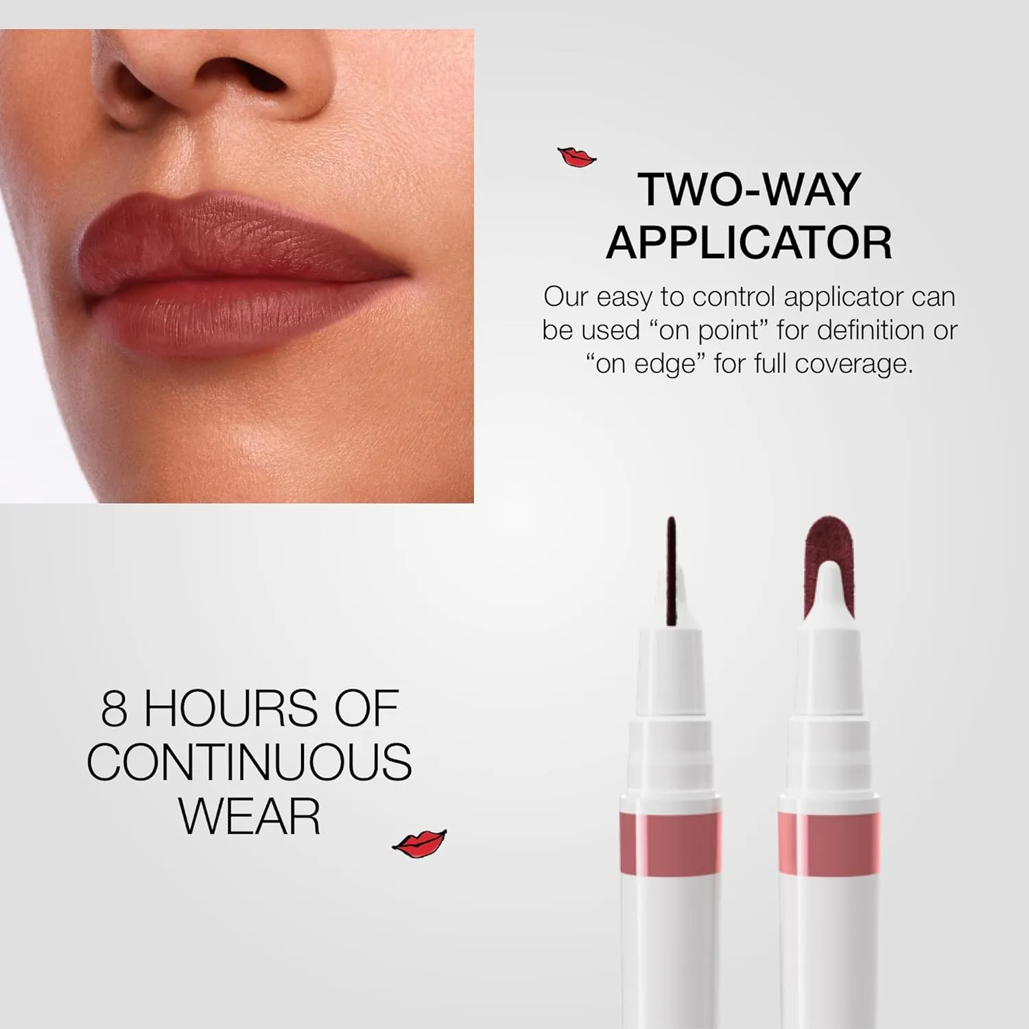 stila Calligraphy Lip Stain Long-Lasting Tint, Moisturizing, Transfer-Proof, Lightweight, Sheer Buildable Color, Fades to a Natural Wash of Colors