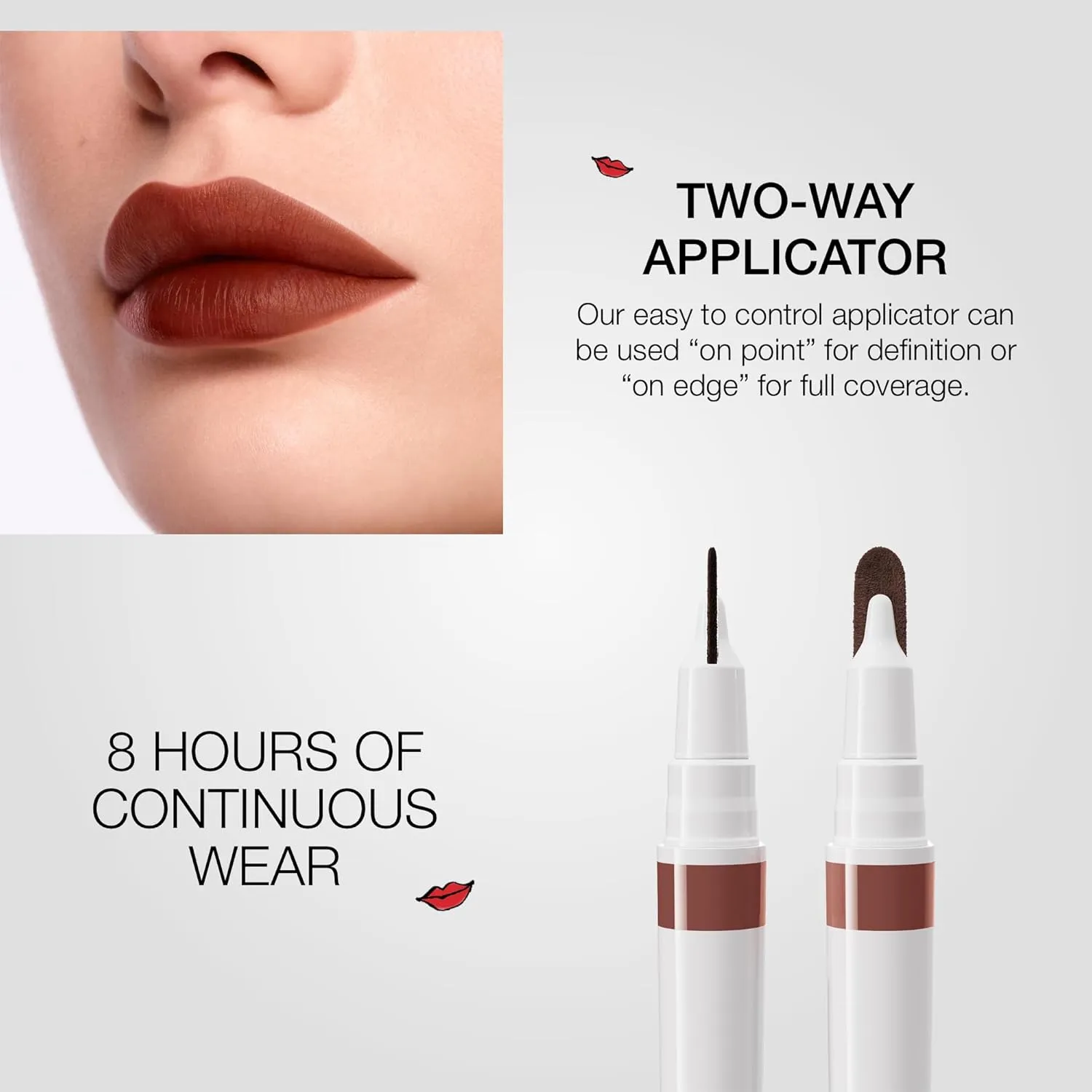 stila Calligraphy Lip Stain Long-Lasting Tint, Moisturizing, Transfer-Proof, Lightweight, Sheer Buildable Color, Fades to a Natural Wash of Colors