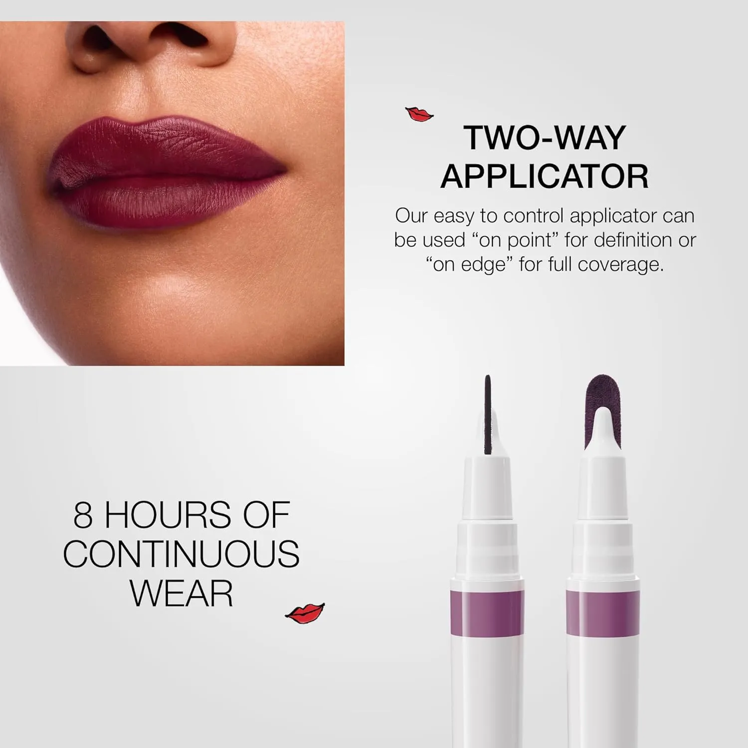 stila Calligraphy Lip Stain Long-Lasting Tint, Moisturizing, Transfer-Proof, Lightweight, Sheer Buildable Color, Fades to a Natural Wash of Colors