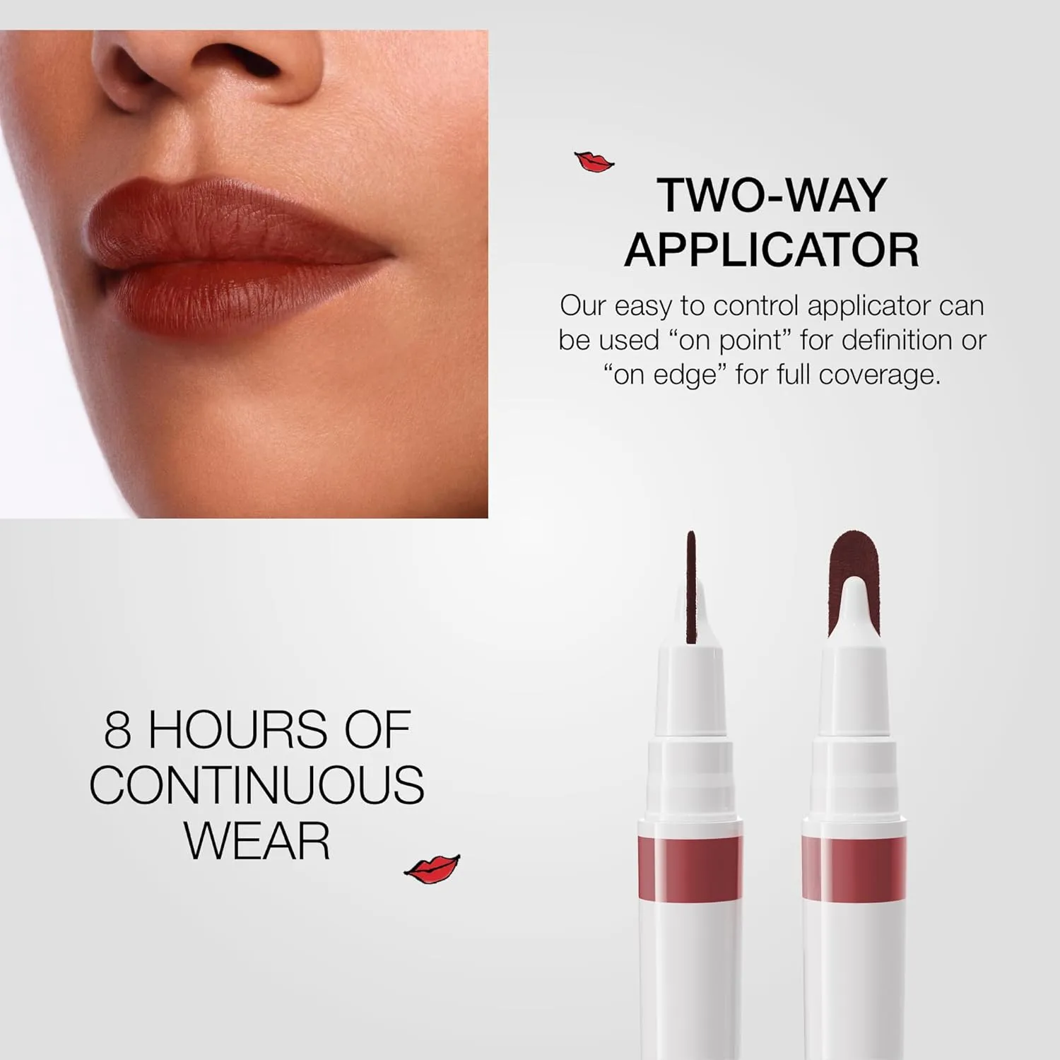 stila Calligraphy Lip Stain Long-Lasting Tint, Moisturizing, Transfer-Proof, Lightweight, Sheer Buildable Color, Fades to a Natural Wash of Colors