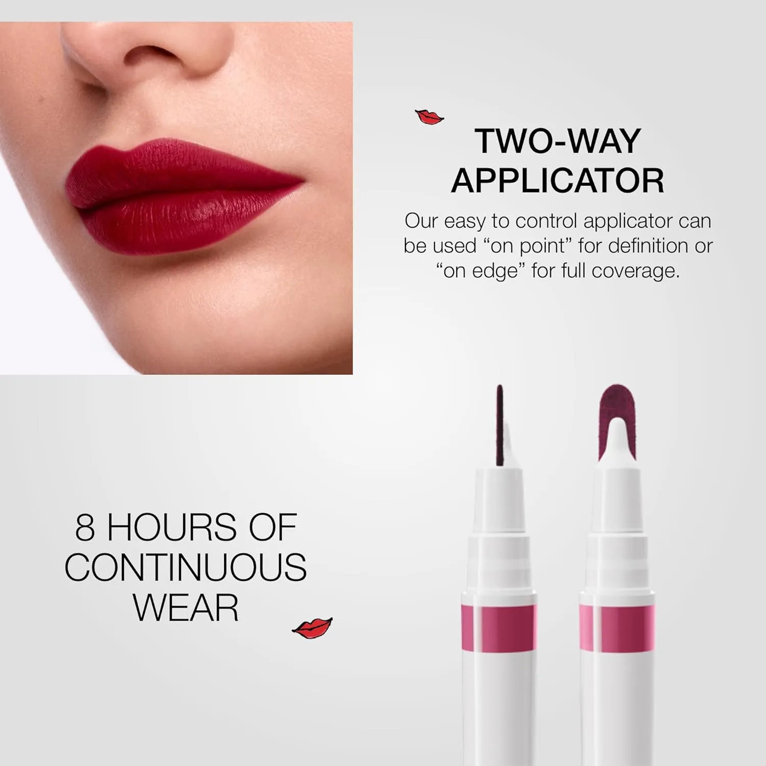 stila Calligraphy Lip Stain Long-Lasting Tint, Moisturizing, Transfer-Proof, Lightweight, Sheer Buildable Color, Fades to a Natural Wash of Colors