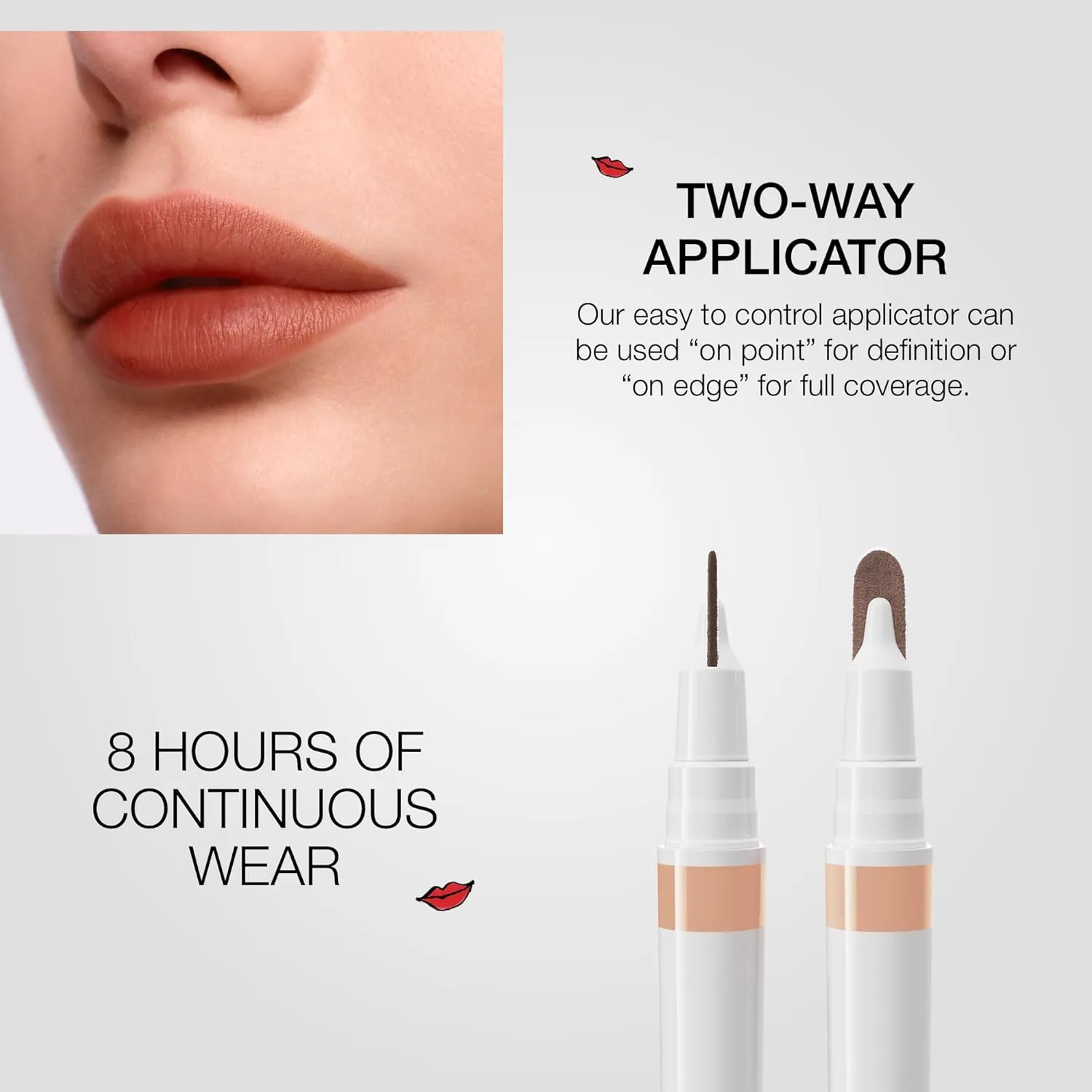 stila Calligraphy Lip Stain Long-Lasting Tint, Moisturizing, Transfer-Proof, Lightweight, Sheer Buildable Color, Fades to a Natural Wash of Colors