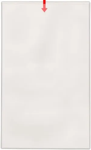 StoreSMART - Peel & Stick Legal Size Pocket - Open Short Side - 8 1/2 x 14-12 Pack - STB1993S-12