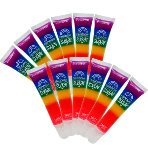 STUDIO LIMITED Instant Fab Crystal Shiny Rainbow Lip Gloss Long Lasting Ultra Hydrating Plumping Lip Gloss for women girls Value Pack 14ml/ 0.47oz (Rainbow, 12 Pcs)