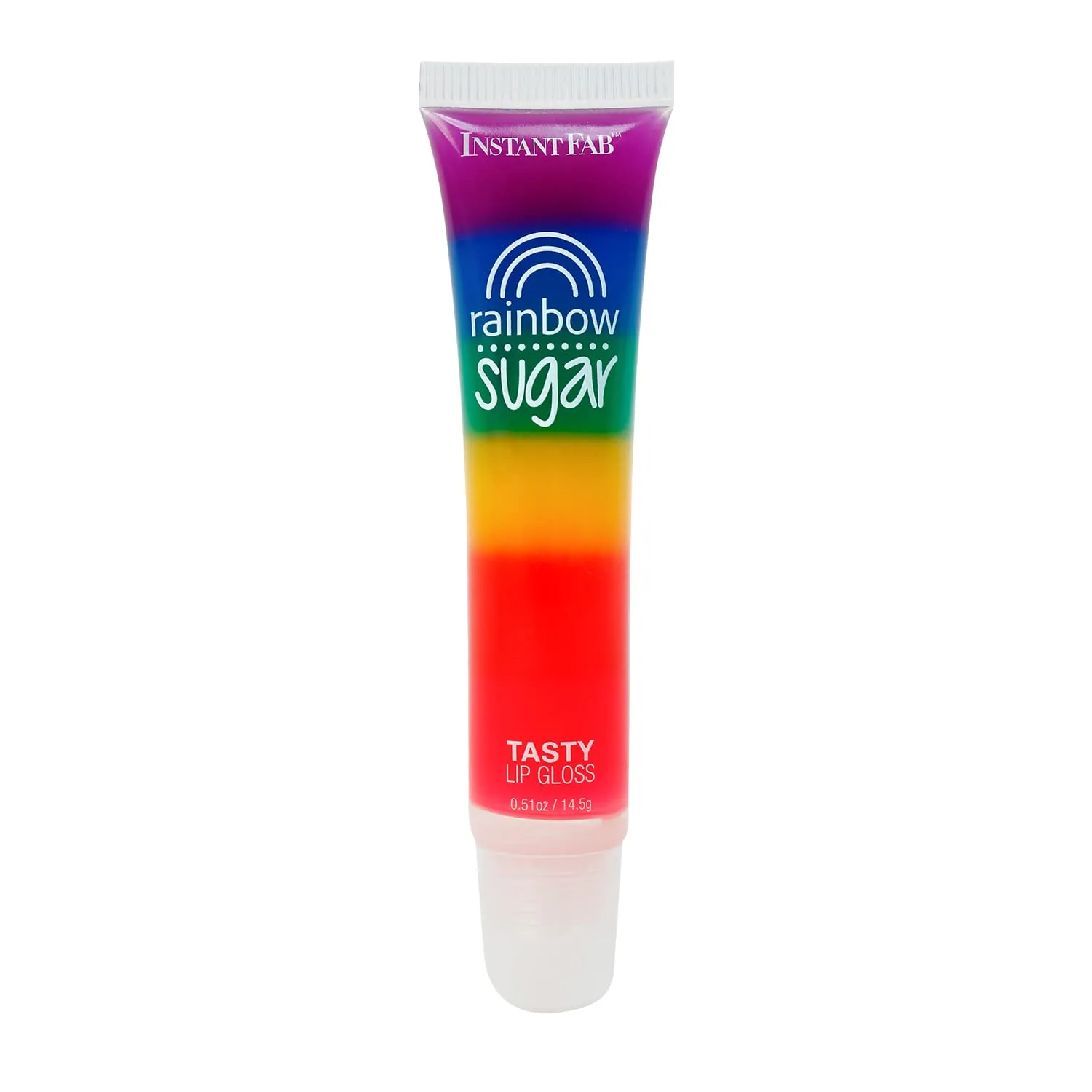 STUDIO LIMITED Instant Fab Crystal Shiny Rainbow Lip Gloss Long Lasting Ultra Hydrating Plumping Lip Gloss for women girls Value Pack 14ml/ 0.47oz (Rainbow, 12 Pcs)