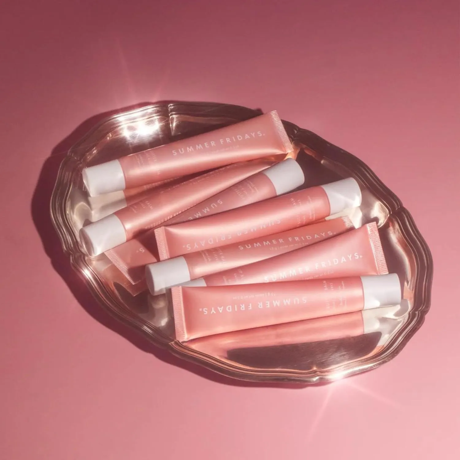 Summer Fridays Tinted Lip Butter Balm - Conditioning Vegan Lip Balm for Instant Moisture, Shine & Hydration - Softening & Soothing Skincare - Birthday Cake (.5 Oz)