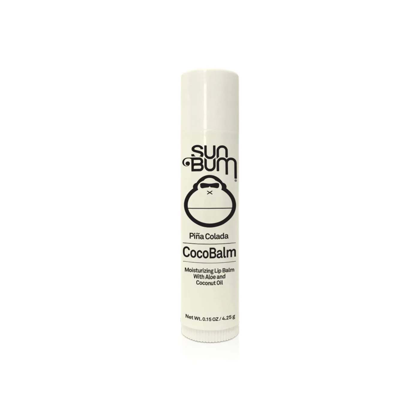 Sun Bum CocoBalm | Vegan and Cruelty Free Moisturizing Lip Balm with Aloe and Coconut Oil | Pina Colada (.15 oz) | Pack of 6