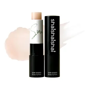 SUN-KISSED Plump Tinted Lip Balm, Lip Plumper, 70% Skincare Ingredients Providing Deep Hydration to Cracked & Chapped Lips, Lightweight Buildable High Gloss Finish, 01 Pure Wave (Clear)
