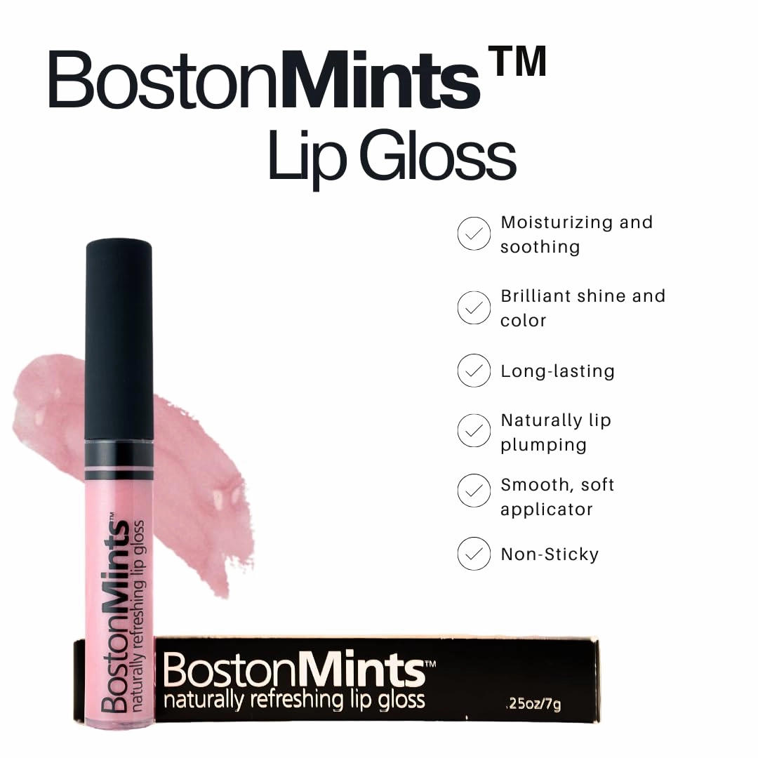 Swanboat Lip Gloss (.25oz) -Vegan, gluten-free, cruelty-free formula with Aloe, Vitamins C & E, and a refreshing hint of spearmint extract for soft and hydrated lips.