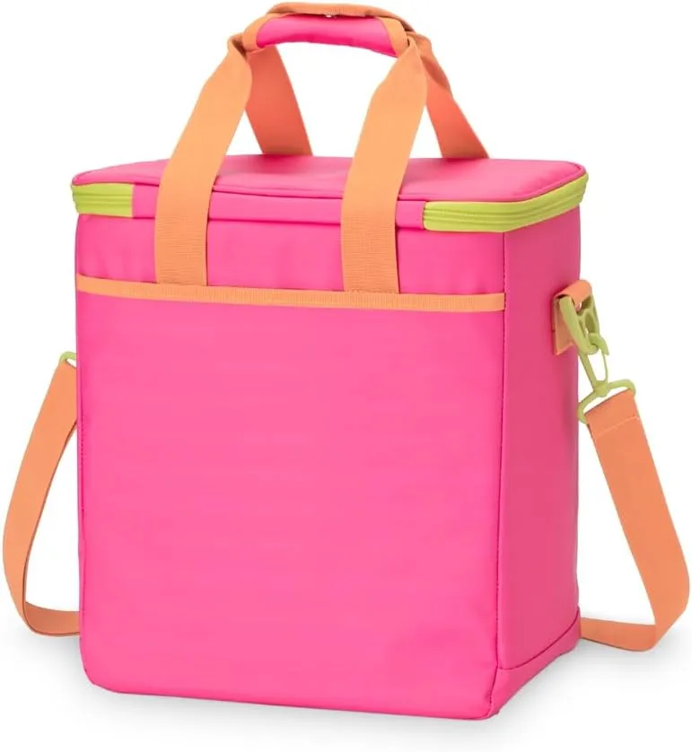 Swig Life Triple Insulated Cooler Bag with Zipper, Large Travel Cooler Bag Holds 16-24 Cans, or 6 Wine Bottles, Insulated