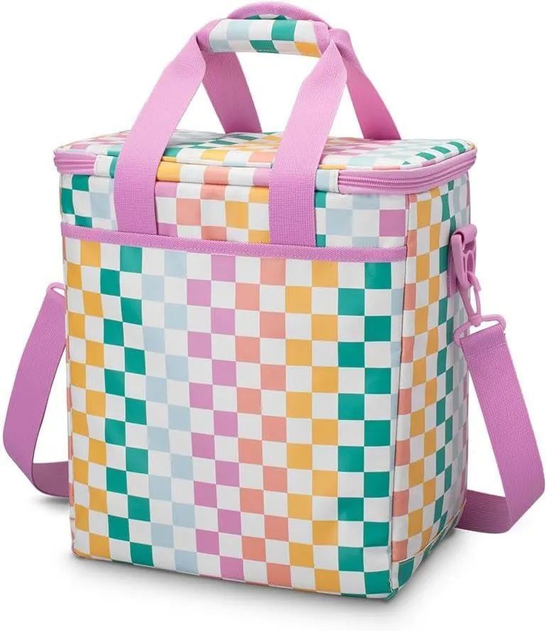 Swig Life Triple Insulated Cooler Bag with Zipper, Large Travel Cooler Bag Holds 16-24 Cans, or 6 Wine Bottles, Insulated