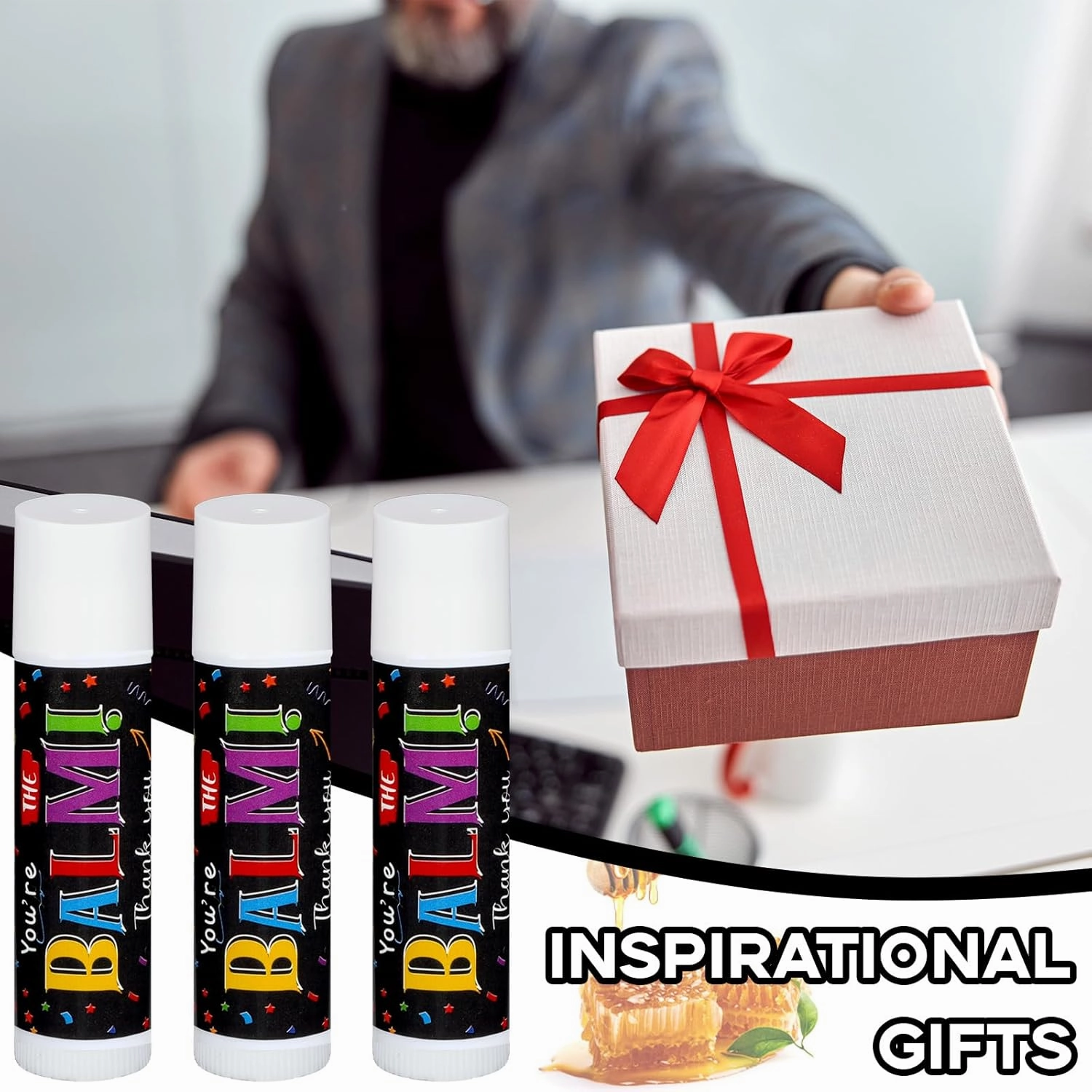 Teacher Appreciation Gifts Bulk Lip Balms Employee Team Appreciation Thank You Gifts Party Favors Stocking Stuffers for Nurse Teachers Volunteers Coworkers Staff(150 Pack)