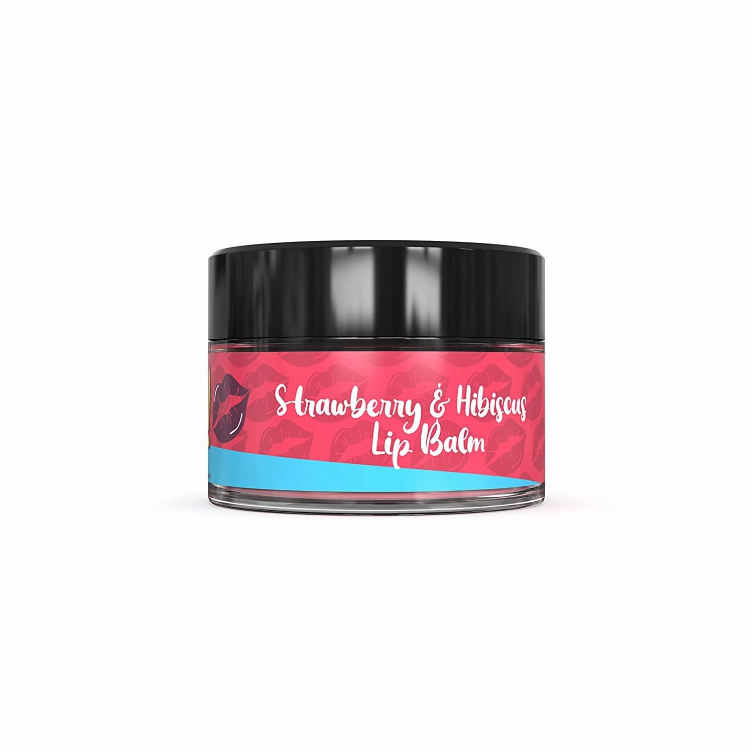 Teakissed 100% Natural Moisturizing Strawberry Lip Balm | Lip Scrub Balm Lightening and Brightening Dark Lips for Men and Women Dry Lips - 15 Grm
