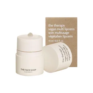 The Face Shopping The Therapy Multi Vegan Lipcerin/Lip Mask with Peptides, Shea Butter & PHA, 1 Count