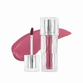 TIRTIR [*Mini Size Waterism Tinted Lip Gloss #29 Eveny, 0.06 Fl Oz – Kiss Ready Lipgloss, 12H Long Lasting Non Sticky Natural Tinted Glow Korean Multiuse Cheek and Lip Tint for Women gift