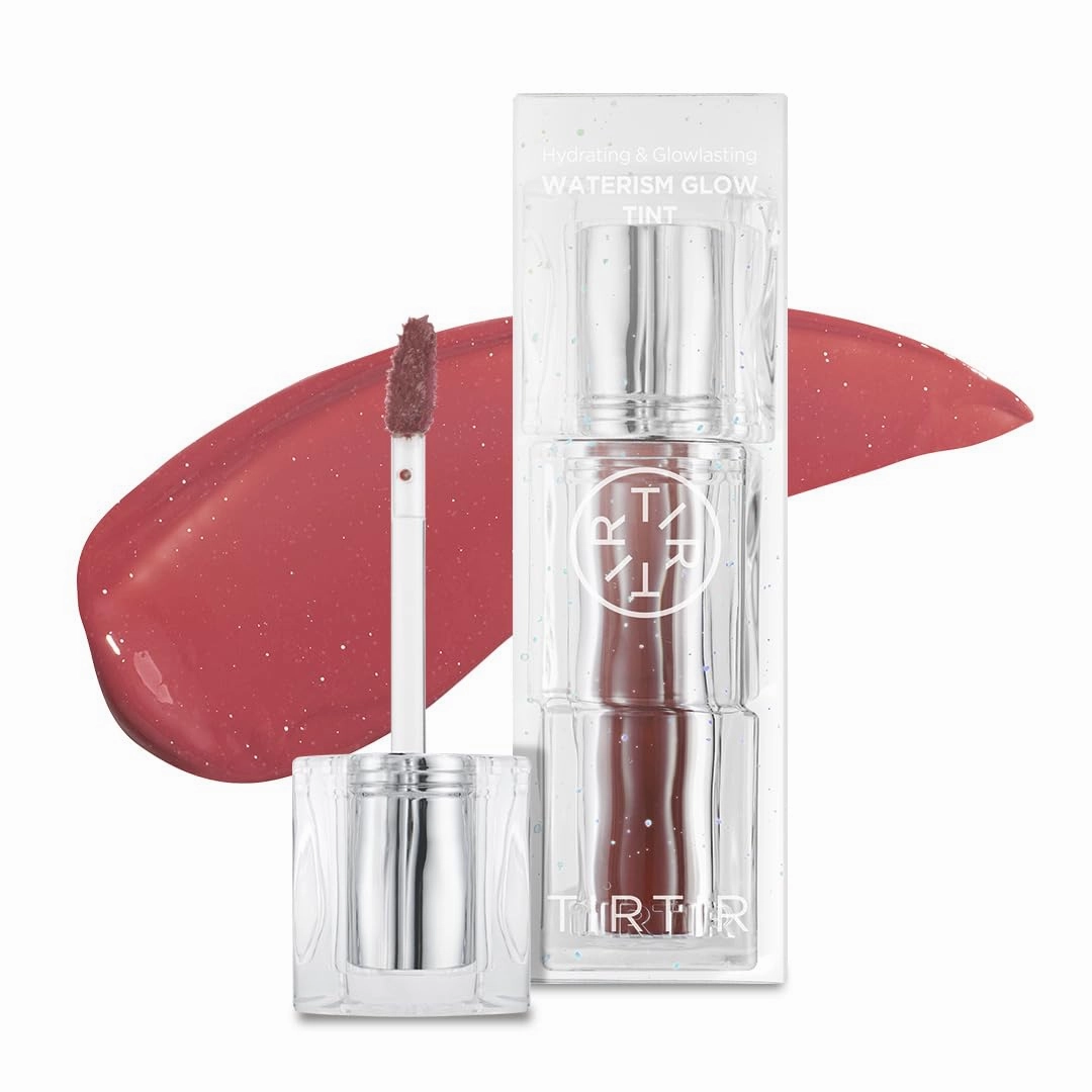 TIRTIR Waterism Tinted Lip Gloss #03 Sand Mond, 0.14 Fl Oz – Kiss Ready Lipgloss, 12H Long Lasting Non Sticky Natural Tinted Glow Korean Multiuse Cheek and Lip Tint for Women gift