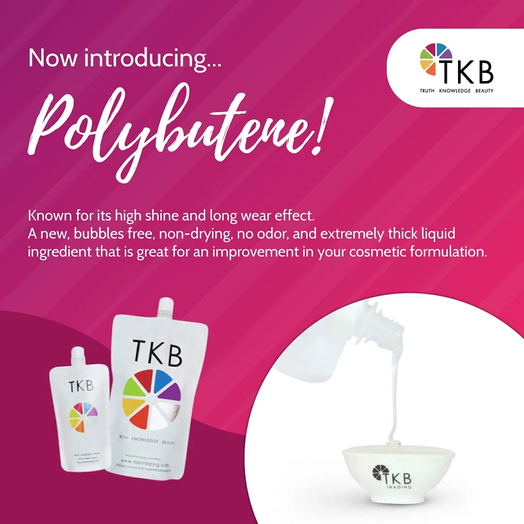 TKB Polybutene | Clear Additive Cosmetic Ingredient for DIY Makeup (12lb (5.5 kg))