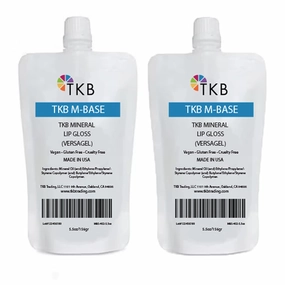 TKB Mineral Lip Gloss (M-Base) | Clear Versagel Base for DIY Lip Gloss, Made in USA (11 oz (2 of 5.5 oz bag))