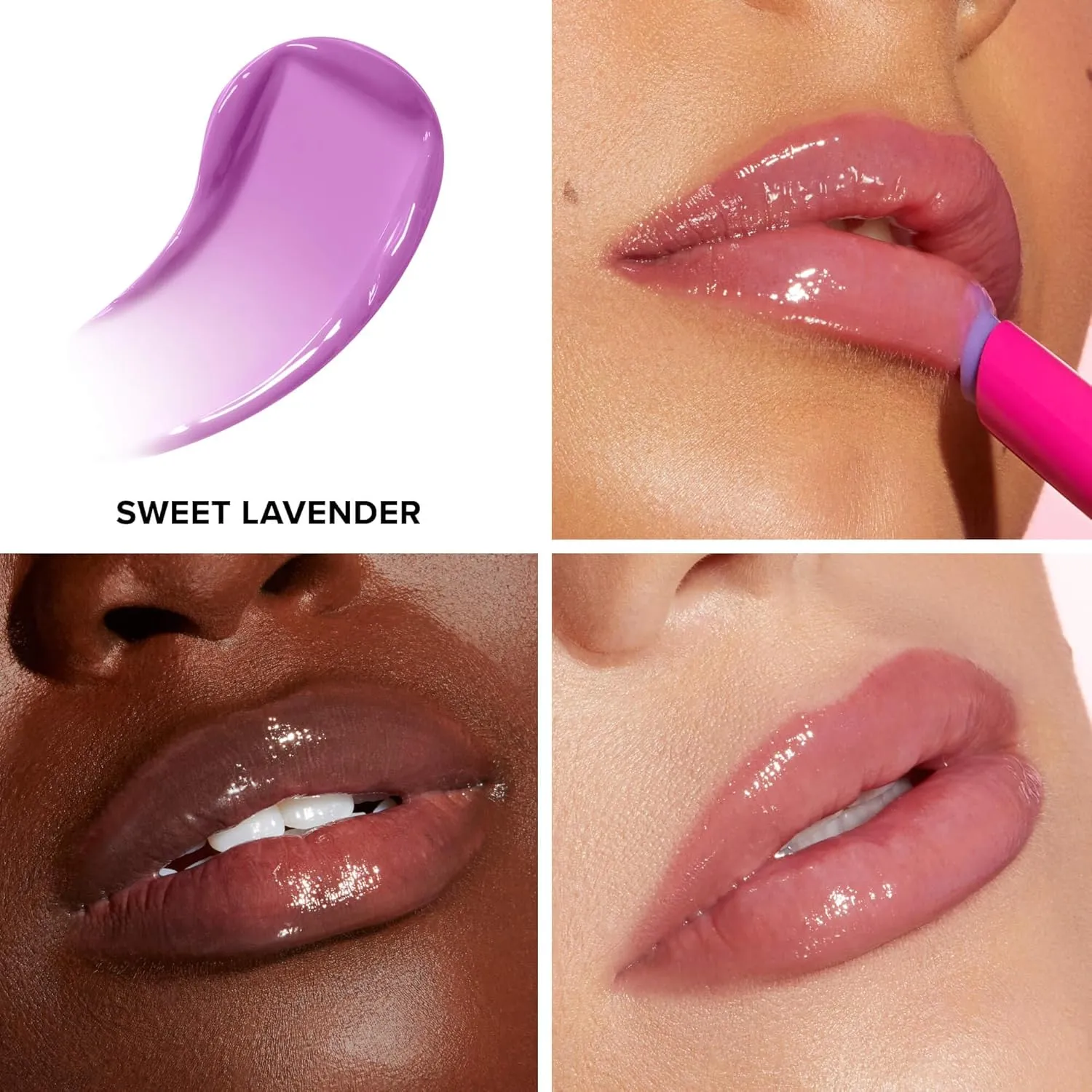 Too Faced Lip Injection Extreme Plumping Clicks | Glossy Lip Plumper, Hydrating   Dewy with High Shine Sheer Color