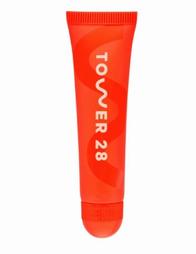 Tower Two Eight Lipsoftie hydrating Lip Treatment Balm, Hydrating Formula with Shea Butter and Jojoba Oil, Non-Sticky Clear