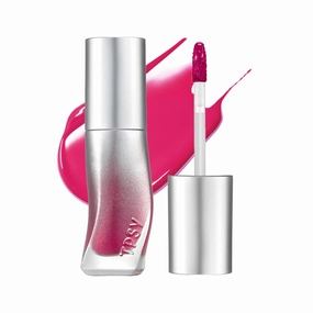TPSY Juicy Lip Plumper (05 Vibing) - Vivid Pink, Tinted Lip Plumping Gloss, Volumizing & Hydrating, for Fuller Lips, Non-Sticky Glossy Finish, Vegan
